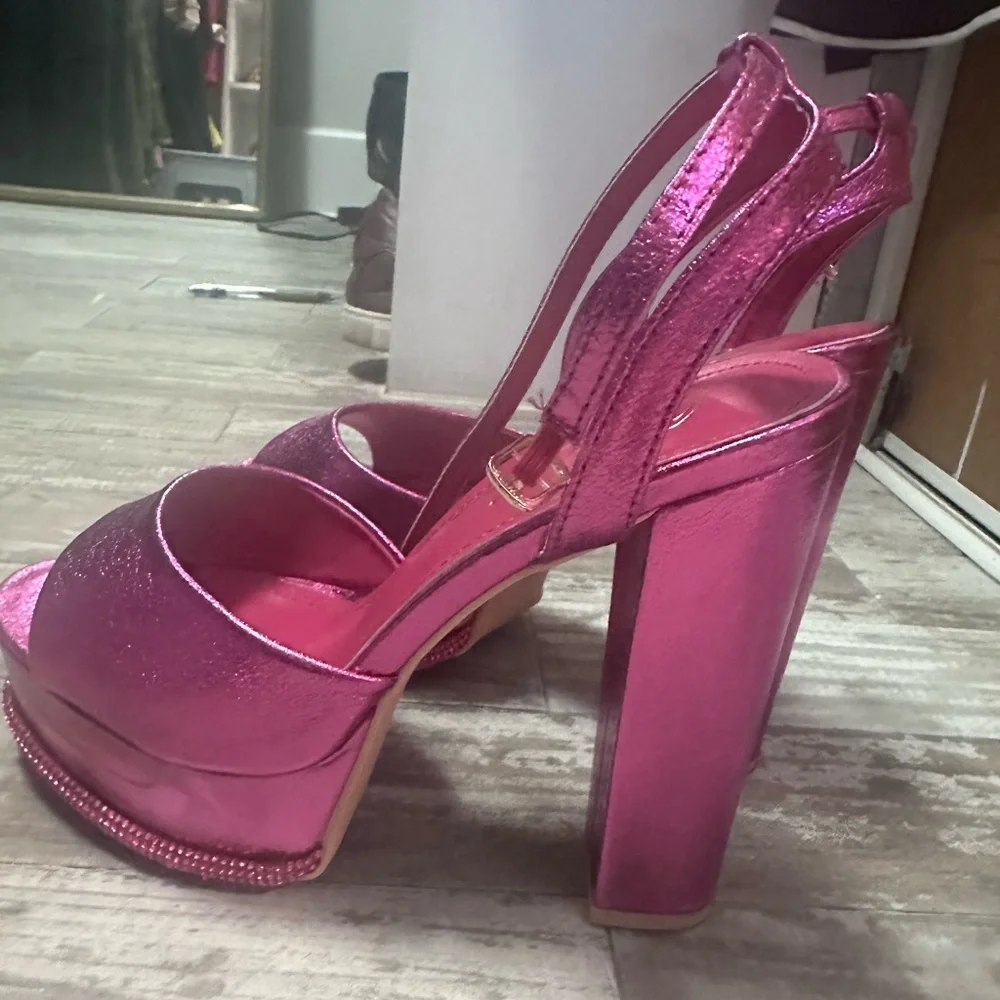 Pink Platform Heels - Picture 3 of 3